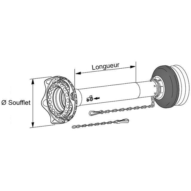 Protecteur Grand Angle PGF20 LG1000 Gorge 63/77 référence fournisseur 245170